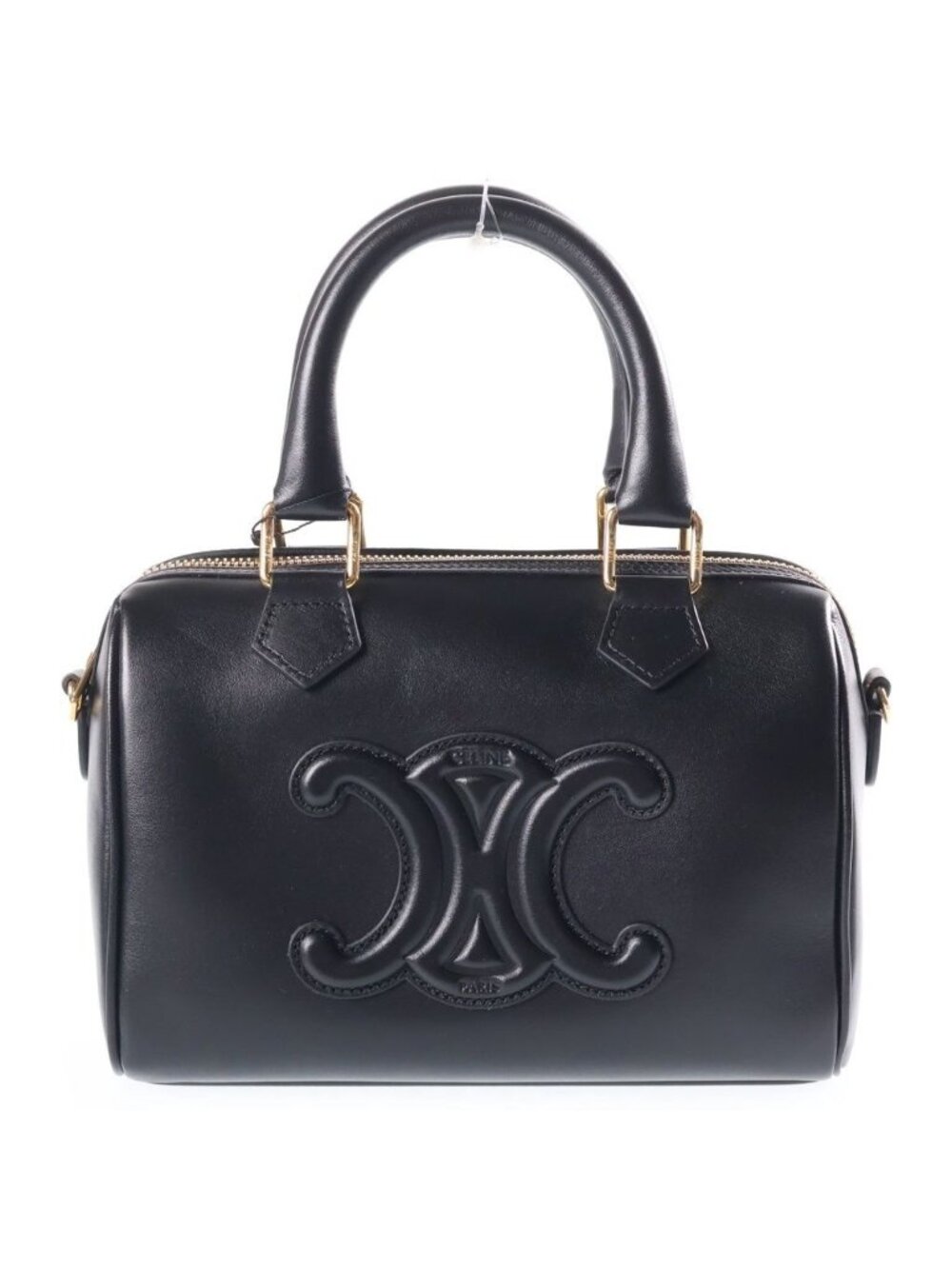 Celine Small Boston Cuill 2-Way Handbag Black